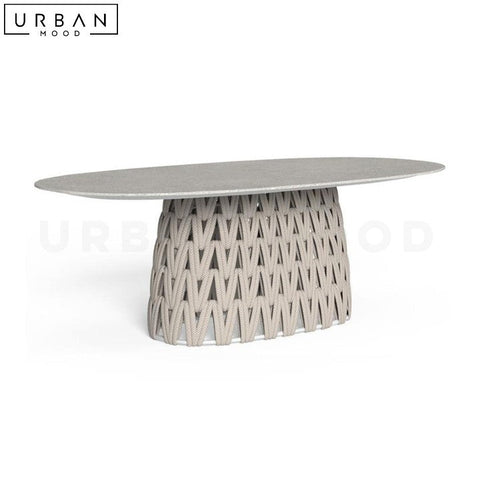 Modern Outdoor Sintered Stone Dining Table HARIET - URBANMOOD