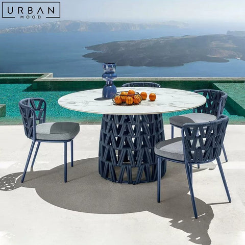 Modern Outdoor Sintered Stone Dining Table HARIET - URBANMOOD