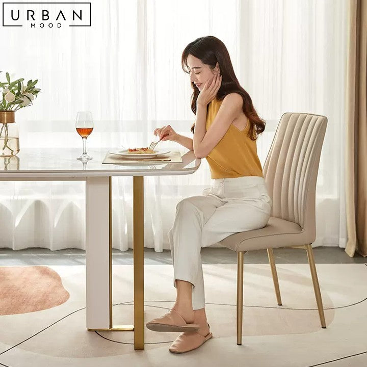 Modern Sintered Stone Dining Table Elegant Durable Design - URBANMOOD