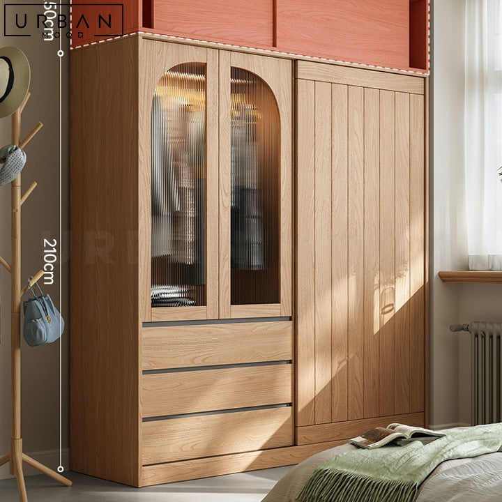 NETH Japandi Cabinet Wardrobe Minimalist Design - URBANMOOD