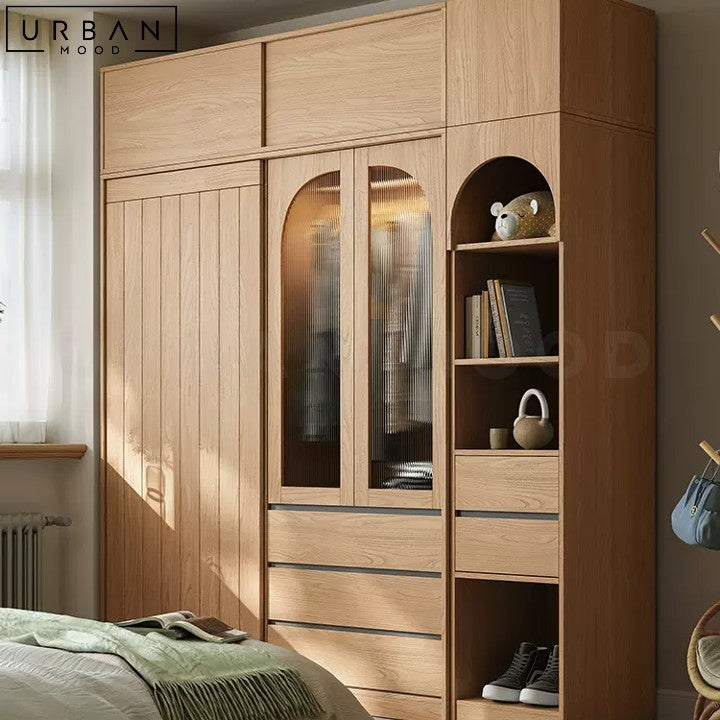 NETH Japandi Cabinet Wardrobe Minimalist Design - URBANMOOD
