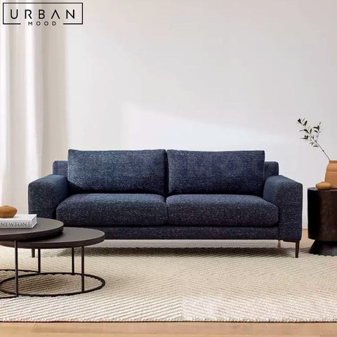 NISSE Modern Fabric Sectional Sofa Cotton Linen Upholstery - URBANMOOD
