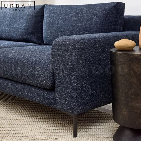 NISSE Modern Fabric Sectional Sofa Cotton Linen Upholstery - URBANMOOD