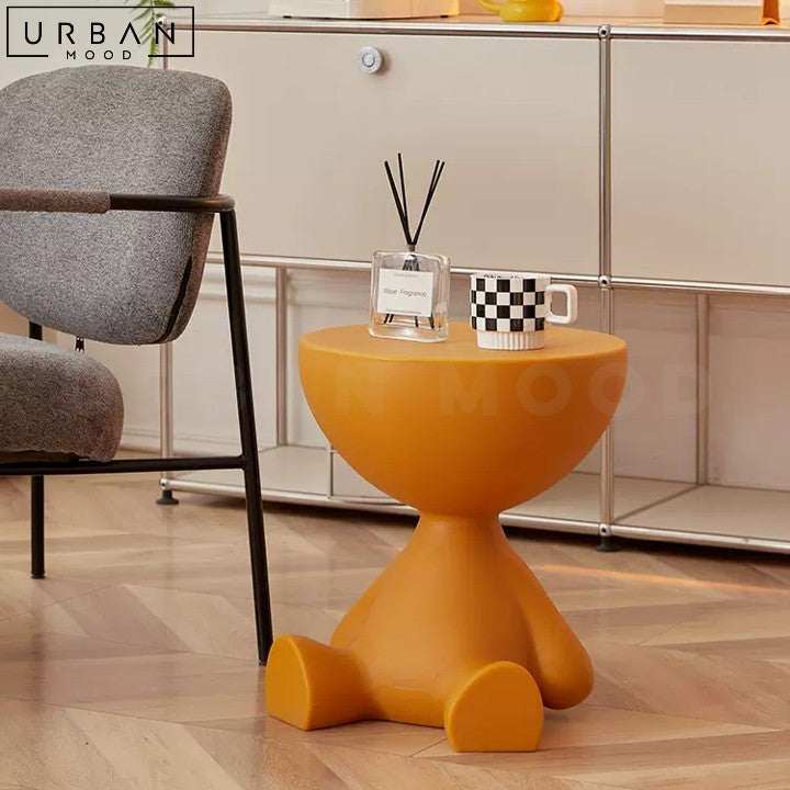 NORMIE Playful Modern Side Table Japandi Inspired - URBANMOOD