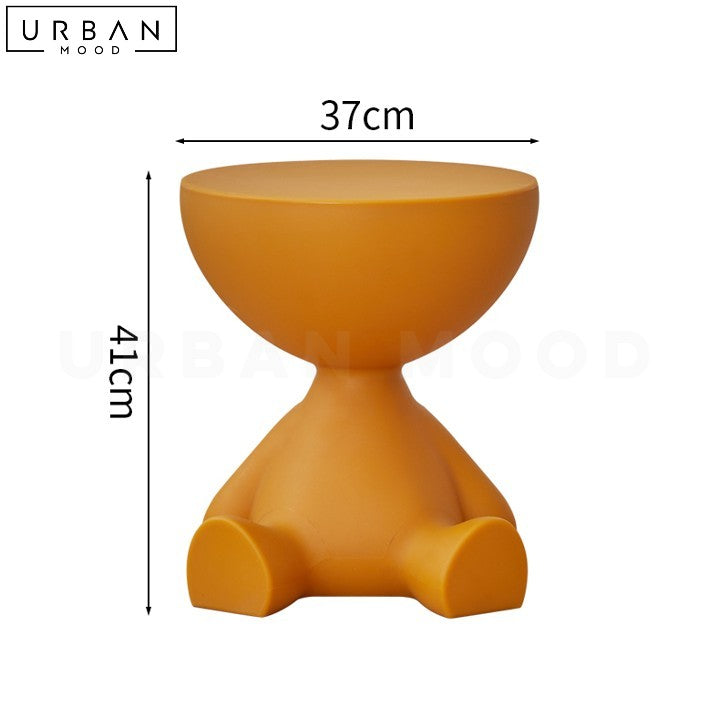 NORMIE Playful Modern Side Table Japandi Inspired - URBANMOOD
