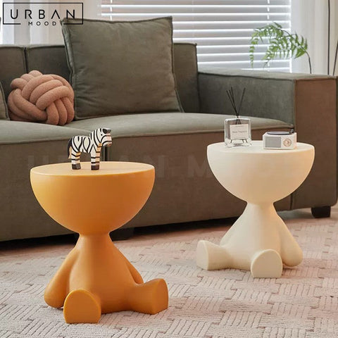 NORMIE Playful Modern Side Table Japandi Inspired - URBANMOOD