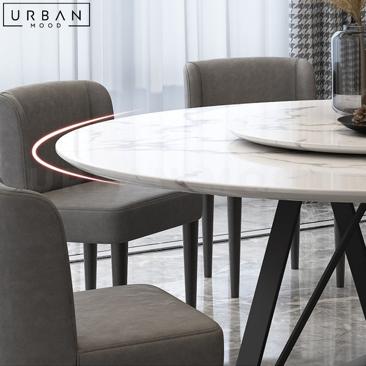 NOSTON Modern Sintered Stone Dining Table Durable Sleek - URBANMOOD