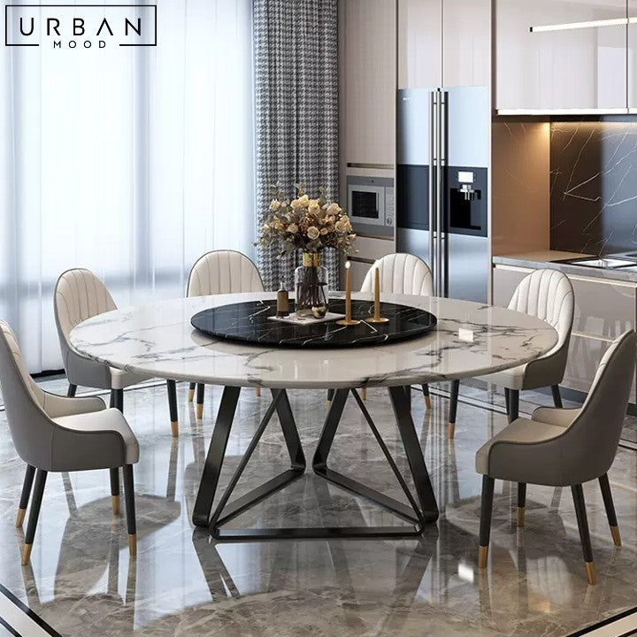 NOSTON Modern Sintered Stone Dining Table Durable Sleek - URBANMOOD