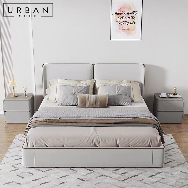 NOTE Modern Bedside Table with Ample Storage Matte Finish - URBANMOOD