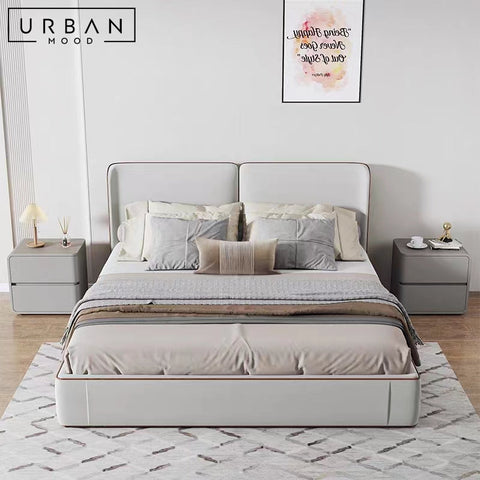 NOTE Modern Bedside Table with Ample Storage Matte Finish - URBANMOOD