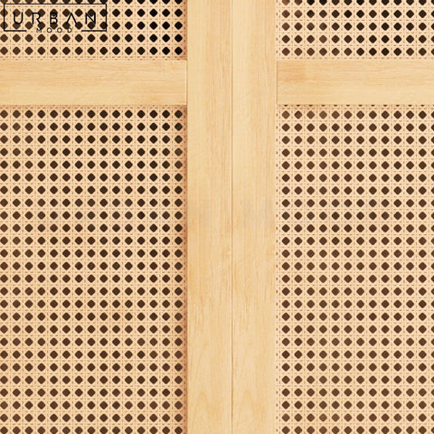 PAOLA Japandi Solid Wood Wardrobe with Sliding Doors - URBANMOOD