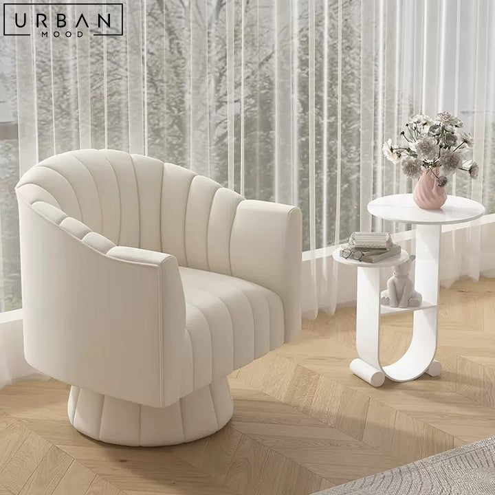PARKIN Modern Leather Armchair Scratch Resistant Cat Friendly - URBANMOOD