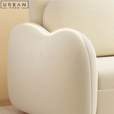 PAULA Modern Japandi Sofa Bed with Pet-Friendly Fabric - URBANMOOD