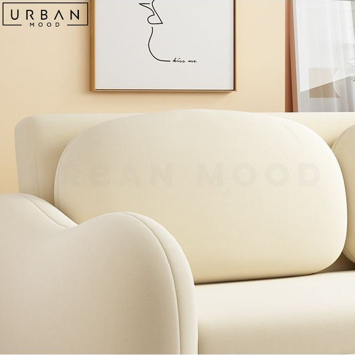 PAULA Modern Japandi Sofa Bed with Pet-Friendly Fabric - URBANMOOD