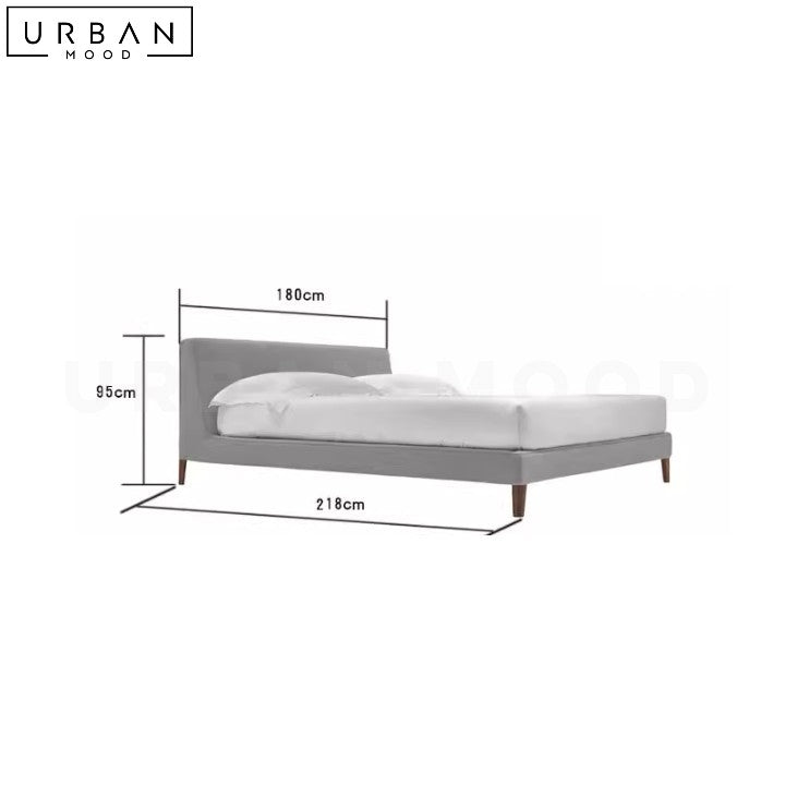 PORCI Modern Fabric Bed Comfortable and Stylish - URBANMOOD