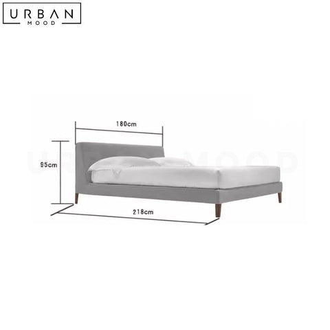 PORCI Modern Fabric Bed Comfortable and Stylish - URBANMOOD
