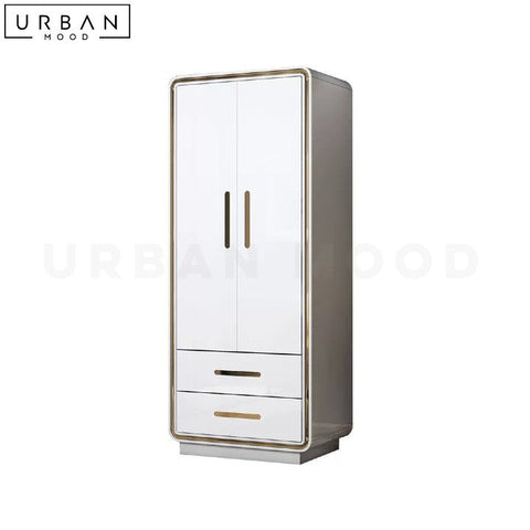 PRICE Modern Wardrobe Durable Laminated Wood Storage - URBANMOOD