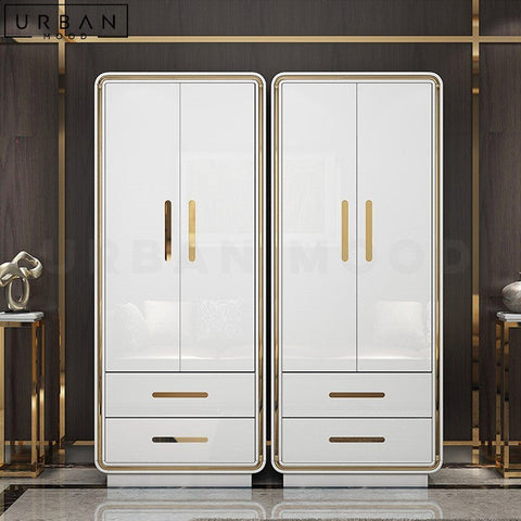PRICE Modern Wardrobe Durable Laminated Wood Storage - URBANMOOD