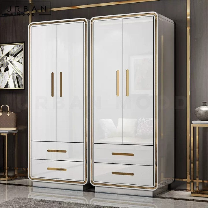 PRICE Modern Wardrobe Durable Laminated Wood Storage - URBANMOOD