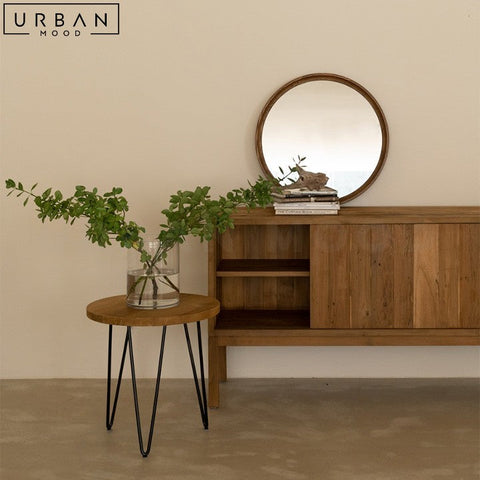 QAS Vintage Solid Wood Buffet Retro Elegance Durable Storage - URBANMOOD