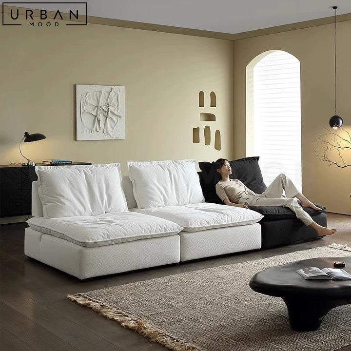 REYNOLD Modern Modular Boucle Sofa Durable Elegant Design - URBANMOOD