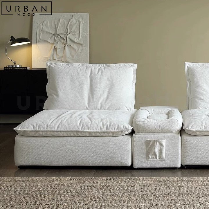 REYNOLD Modern Modular Boucle Sofa Durable Elegant Design - URBANMOOD