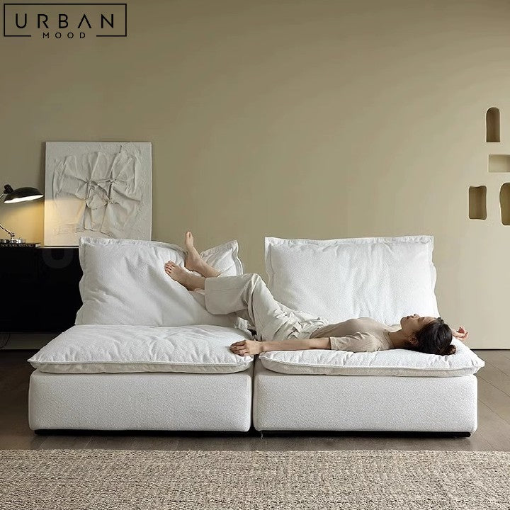 REYNOLD Modern Modular Boucle Sofa Durable Elegant Design - URBANMOOD