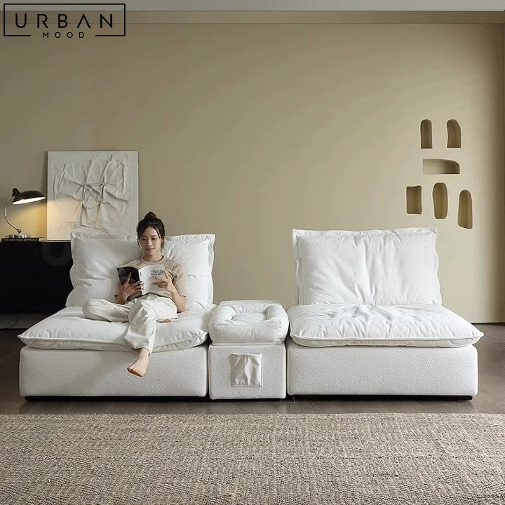 REYNOLD Modern Modular Boucle Sofa Durable Elegant Design - URBANMOOD