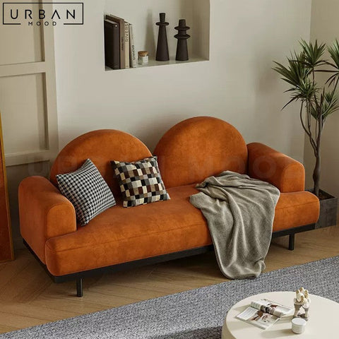 RIPPY Modern Boucle Fabric Sofa High Density Foam - URBANMOOD