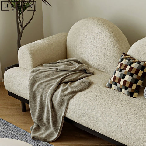 RIPPY Modern Boucle Fabric Sofa High Density Foam - URBANMOOD