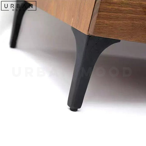 RUTTEN Modern Walnut Wood Sideboard Cabinet - URBANMOOD