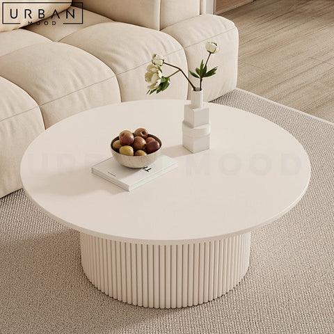 SAANA Modern Sintered Stone Coffee Table with Pet Cubby - URBANMOOD
