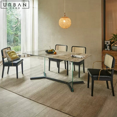 SABINO Modern Elegant Sintered Stone Dining Table - URBANMOOD
