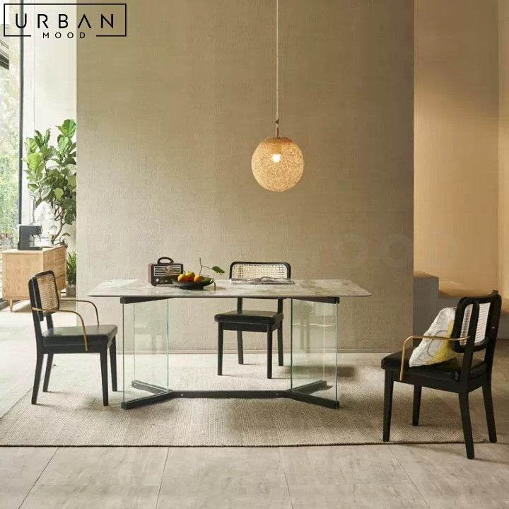 SABINO Modern Elegant Sintered Stone Dining Table - URBANMOOD