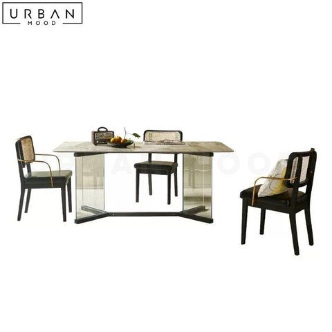 SABINO Modern Elegant Sintered Stone Dining Table - URBANMOOD
