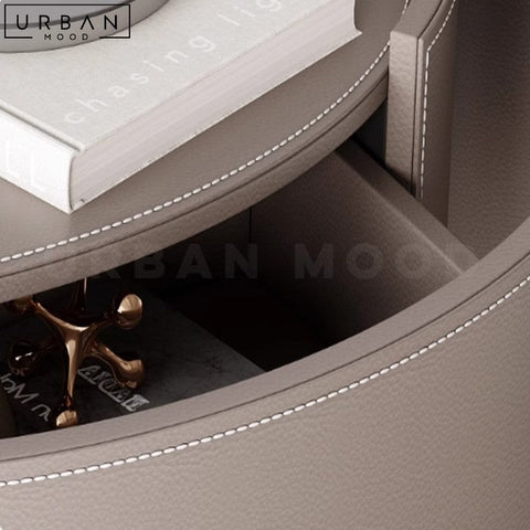 SAGA Modern Bedside Table Elegant Italian Design - URBANMOOD
