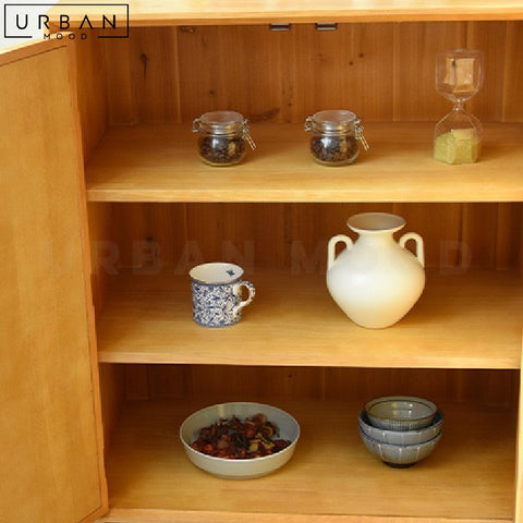 SEBASTIN Japandi Sideboard Bamboo Storage Cabinet - URBANMOOD