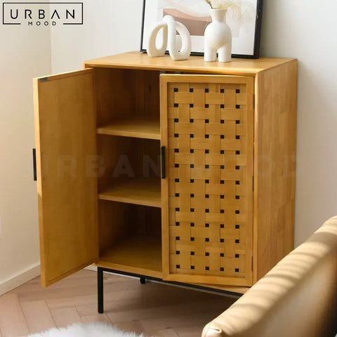 SEBASTIN Japandi Sideboard Bamboo Storage Cabinet - URBANMOOD