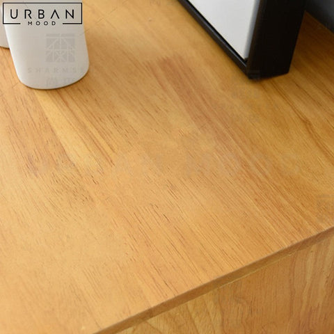 SEBASTIN Japandi Sideboard Bamboo Storage Cabinet - URBANMOOD