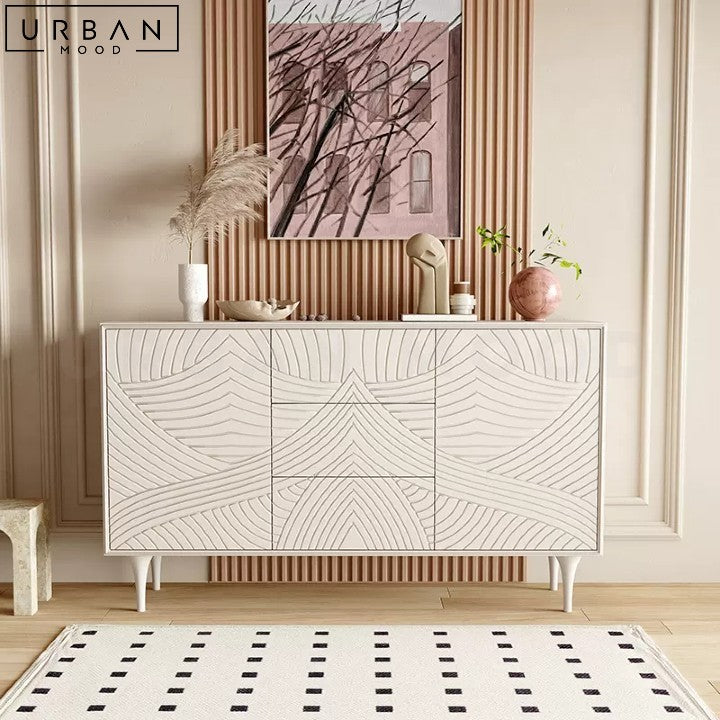 SMITS Modern Sideboard French Luxury Off White Shoe Cabinet - URBANMOOD