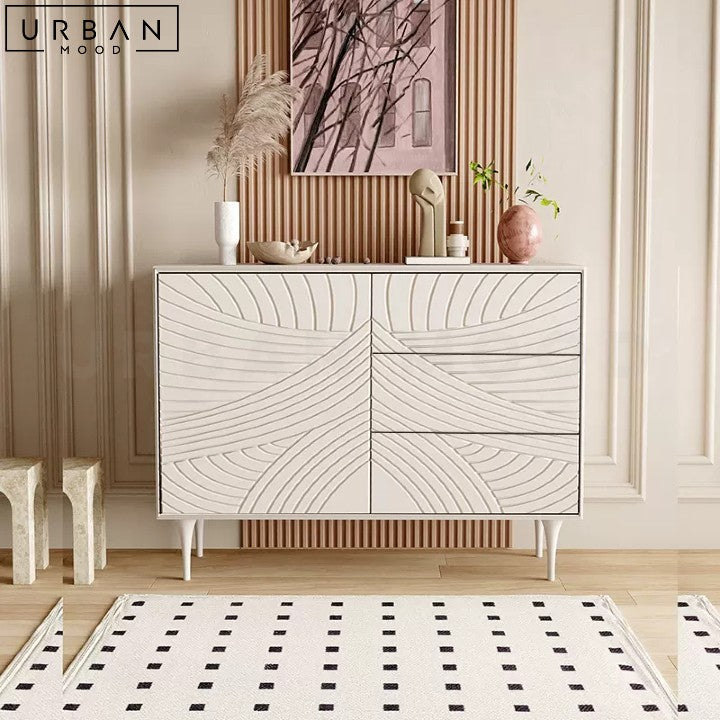 SMITS Modern Sideboard French Luxury Off White Shoe Cabinet - URBANMOOD