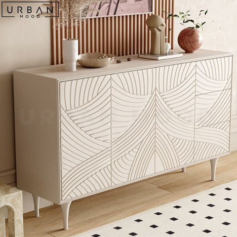 SMITS Modern Sideboard French Luxury Off White Shoe Cabinet - URBANMOOD