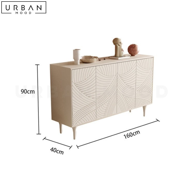 SMITS Modern Sideboard French Luxury Off White Shoe Cabinet - URBANMOOD