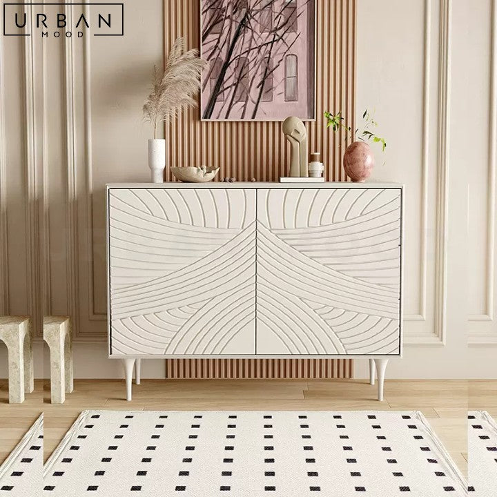 SMITS Modern Sideboard French Luxury Off White Shoe Cabinet - URBANMOOD