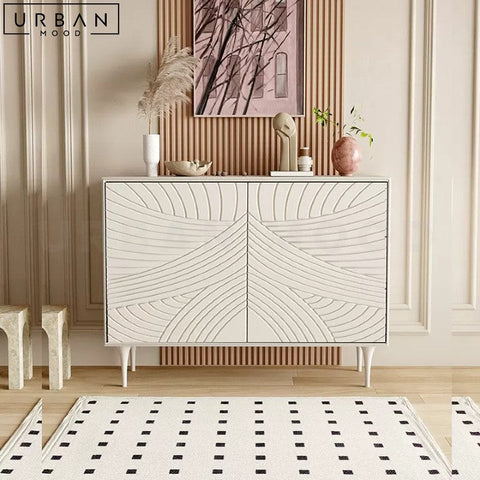 SMITS Modern Sideboard French Luxury Off White Shoe Cabinet - URBANMOOD