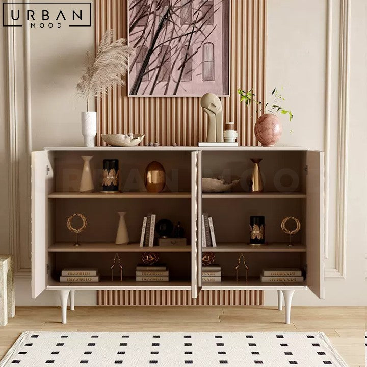 SMITS Modern Sideboard French Luxury Off White Shoe Cabinet - URBANMOOD