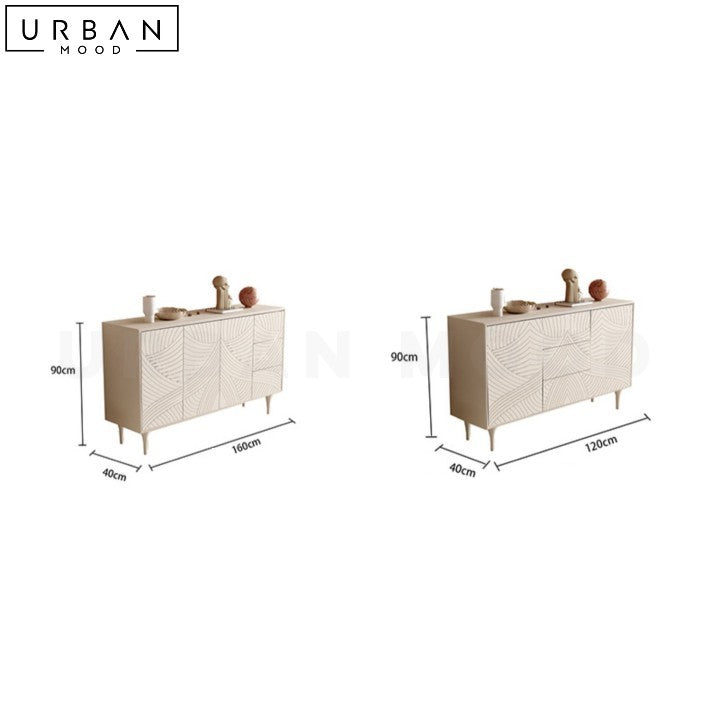 SMITS Modern Sideboard French Luxury Off White Shoe Cabinet - URBANMOOD