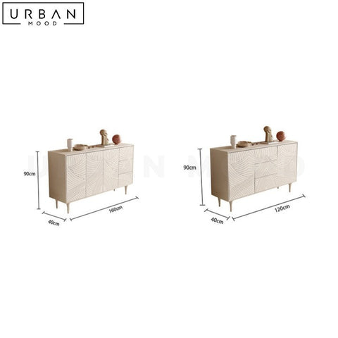 SMITS Modern Sideboard French Luxury Off White Shoe Cabinet - URBANMOOD