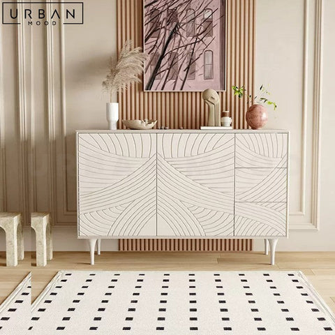 SMITS Modern Sideboard French Luxury Off White Shoe Cabinet - URBANMOOD