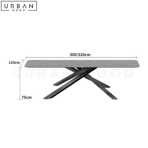 SOLARTE Modern Weatherproof Outdoor Dining Table - URBANMOOD